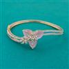 American Diamond Openable kada with 2 Tone Plating