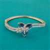 American Diamond Openable kada with 2 Tone Plating