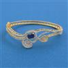 American Diamond Openable kada with 2 Tone Plating