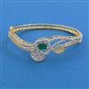 American Diamond Openable kada with 2 Tone Plating