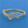American Diamond Openable kada with 2 Tone Plating