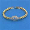 American Diamond Classic Bracelet With 2 Tone Plating