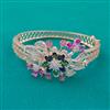 American Diamond Broad Kada with Carat Plating