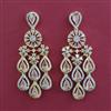 American Diamond Classic Earring with 2 Tone Plating