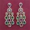 American Diamond Classic Earring with 2 Tone Plating