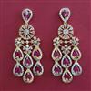 American Diamond Classic Earring with 2 Tone Plating