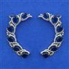 American Diamond Earcuff with Carat Plating