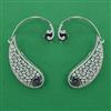 American Diamond Earcuff with Rhodium Plating