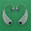 American Diamond Earcuff with Rhodium Plating