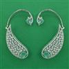 American Diamond Earcuff with Rhodium Plating