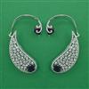 American Diamond Earcuff with Rhodium Plating