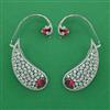American Diamond Earcuff with Rhodium Plating