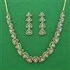American Diamond Classic Necklace with Rhodium Plating 2 Tone Plating Mehndi Plating Carat Plating