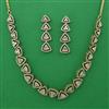 American Diamond Classic Necklace with Rhodium Plating 2 Tone Plating Mehndi Plating Carat Plating