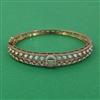 American Diamond Openable kada with Rhodium Plating 2 Tone Plating Mehndi Plating Carat Plating