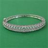 American Diamond Openable kada with Rhodium Plating 2 Tone Plating Mehndi Plating Carat Plating