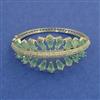 American Diamond Broad Kada with Rhodium Plating
