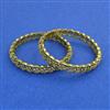 American Diamond Classic Bangles with Mehndi Plating