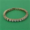 American Diamond Classic Bracelet with Mehndi Plating