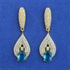 American Diamond Classic Earring with 2 Tone Plating