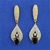 American Diamond Classic Earring with 2 Tone Plating