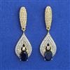 American Diamond Classic Earring with 2 Tone Plating