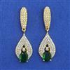 American Diamond Classic Earring with 2 Tone Plating