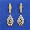 American Diamond Classic Earring with 2 Tone Plating