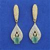 American Diamond Classic Earring with 2 Tone Plating