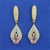 American Diamond Classic Earring with 2 Tone Plating