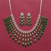American Diamond Bridal Necklace with 2 Tone Plating