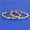 American Diamond Delicate Bangles with Gold Plating