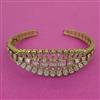 American Diamond Classic Kada with Rhodium Plating 2 Tone Plating Mehndi Plating