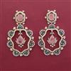 American Diamond Long Earring with Carat Plating