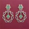 American Diamond Long Earring with Carat Plating