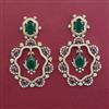 American Diamond Long Earring with Carat Plating