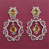 American Diamond Long Earring with Carat Plating