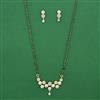 American Diamond Classic Mangalsutra with 2 Tone Plating
