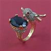 American Diamond Birds Ring with Carat Plating