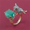 American Diamond Birds Ring with Carat Plating