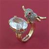 American Diamond Birds Ring with Carat Plating