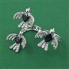 American Diamond Birds Ring with Rhodium Plating