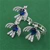 American Diamond Birds Ring with Rhodium Plating