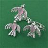 American Diamond Birds Ring with Rhodium Plating