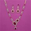 American Diamond Delicate Necklace with 2 Tone Plating