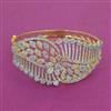 American Diamond Broad Kada With 2 Tone Plating