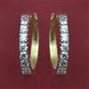 American Diamond Bali with Rhodium Plating 2 Tone Plating