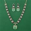 American Diamond Classic Necklace with Carat Plating