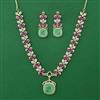 American Diamond Classic Necklace with Carat Plating