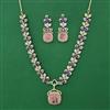 American Diamond Classic Necklace with Carat Plating